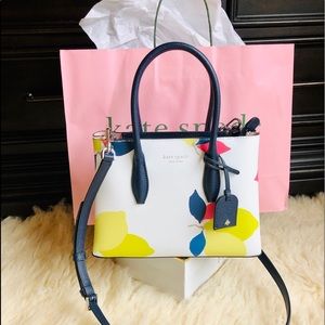 Kate Spade White Small Lemon Zest Satchel